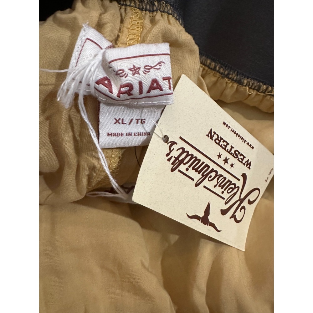 NEW Ariat Stevie Midi Skirt Gold Dust Floral Tulle Lace Mesh XL Ethereal Fairy - Picture 6 of 15